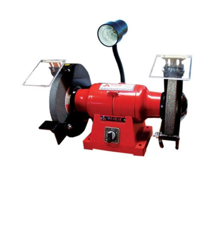 ماشین سنگ سنباده ۲۵۰ میلیمتر تک فاز و سه فاز چراغ دار محک مدل GD 250 HL