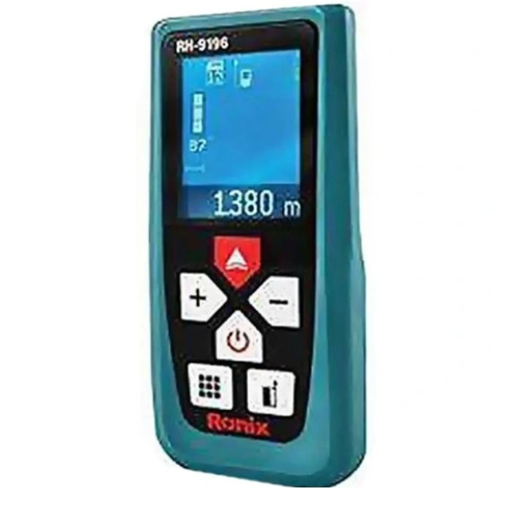 متر لیزری ۶۰ متری رونیکس با صفحه نمایشگر رنگی تایوان مدل RH-9196