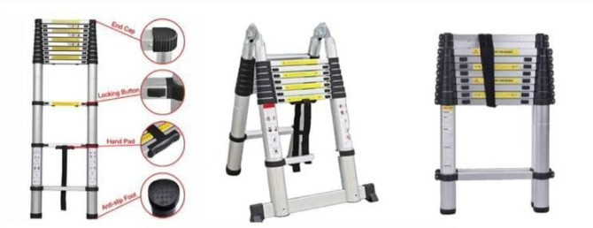 نردبان تلسکوپی ۵ متری مدل RY-1350