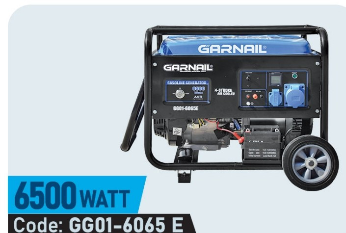 موتور برق 6/5 کیلووات استارتی تمام مس گارنیل مدل GG01-6065E