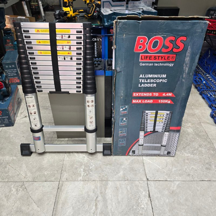 نردبان تلسکوپی 4.4 متری یکطرفه صنعتی باس مدل BS-ladder4.4