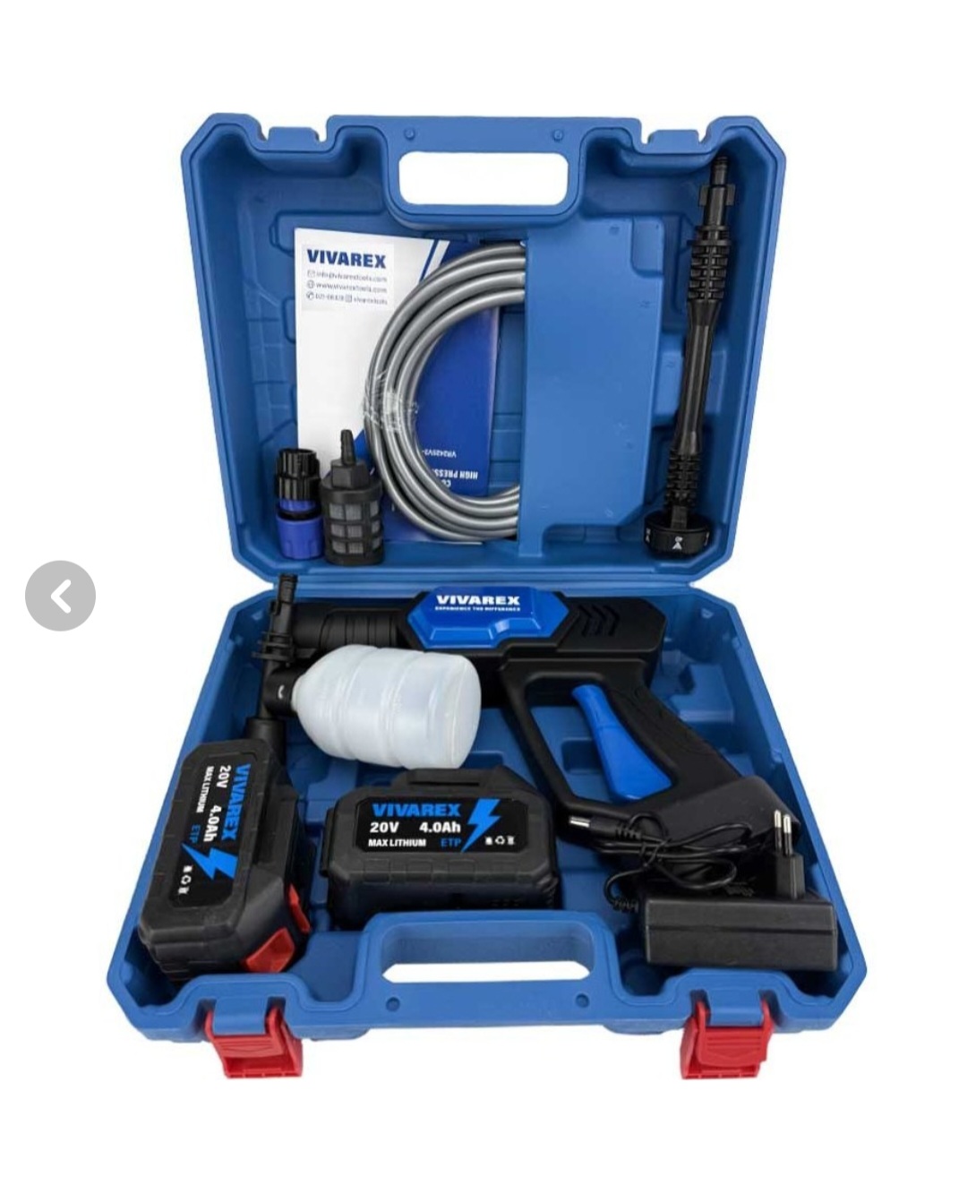 کارواش شارژی ۲۴ ولت لیتیومی ویوارکس مدل VR2425