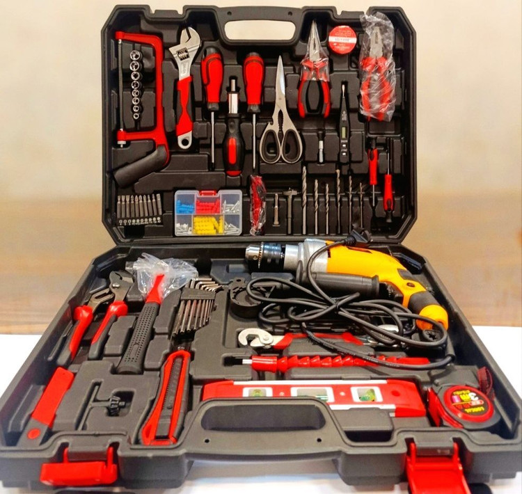 کیت دریل برقی ۱۲۵ عددی ۷۱۰ وات GRT مدل G2016-125KIT