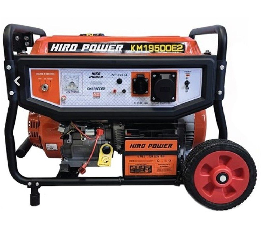 موتور برق 8.5 کیلووات تمام مس استارتی با AVR هیروپاور مدل KM19500E2