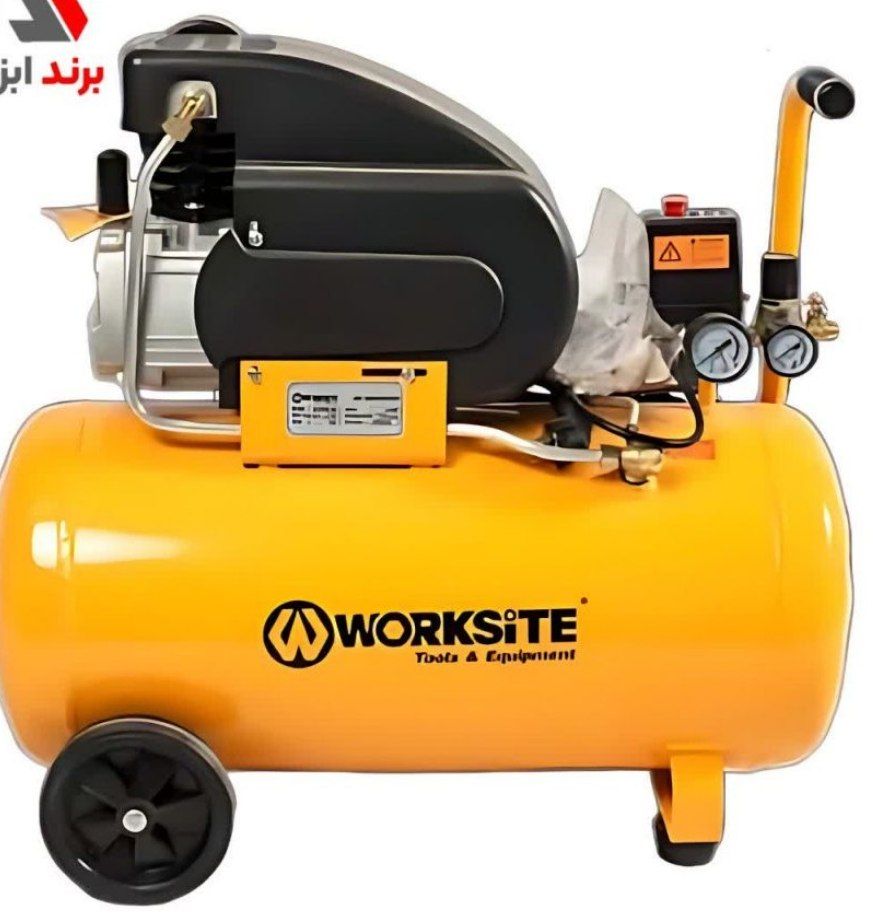 کمپرسور ۵۰ لیتری روغنی ورکسایت مدل ACP128-50L